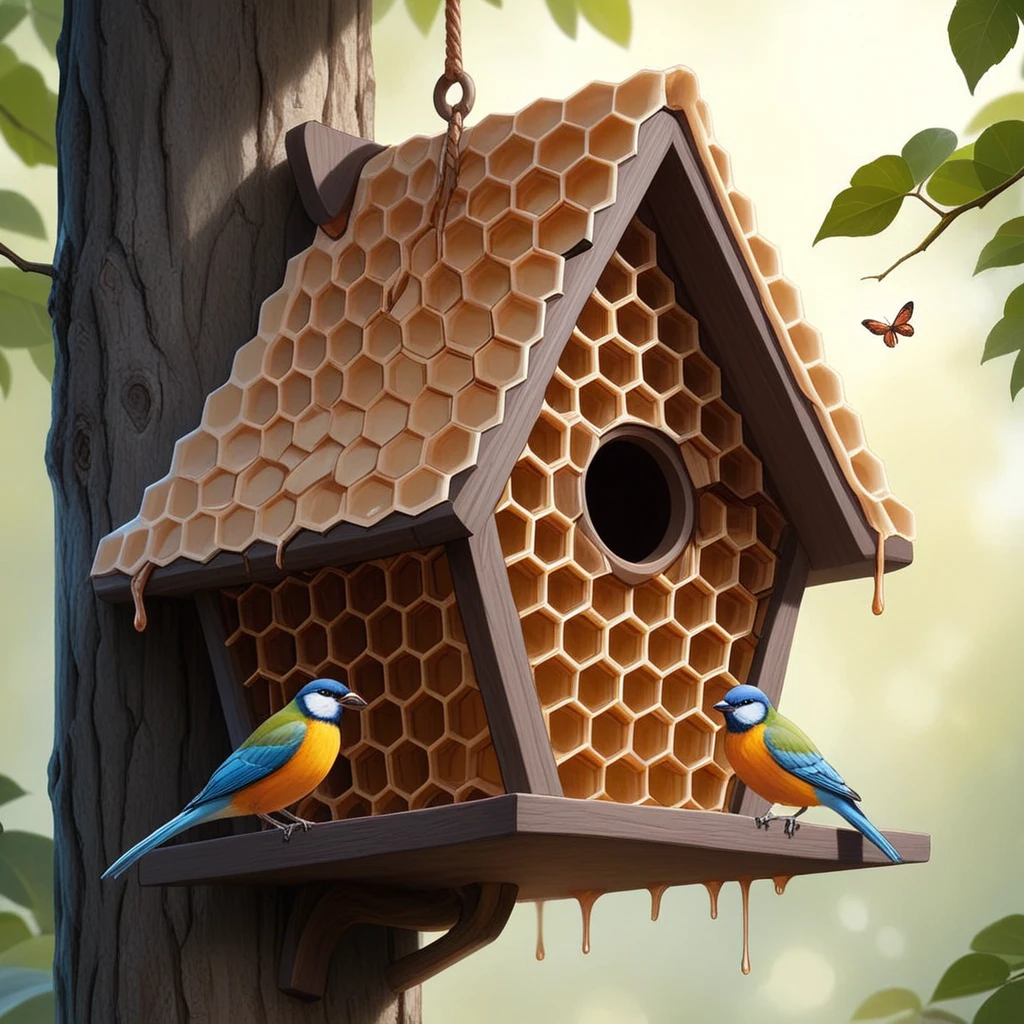 honeycomb morph birdhouse 