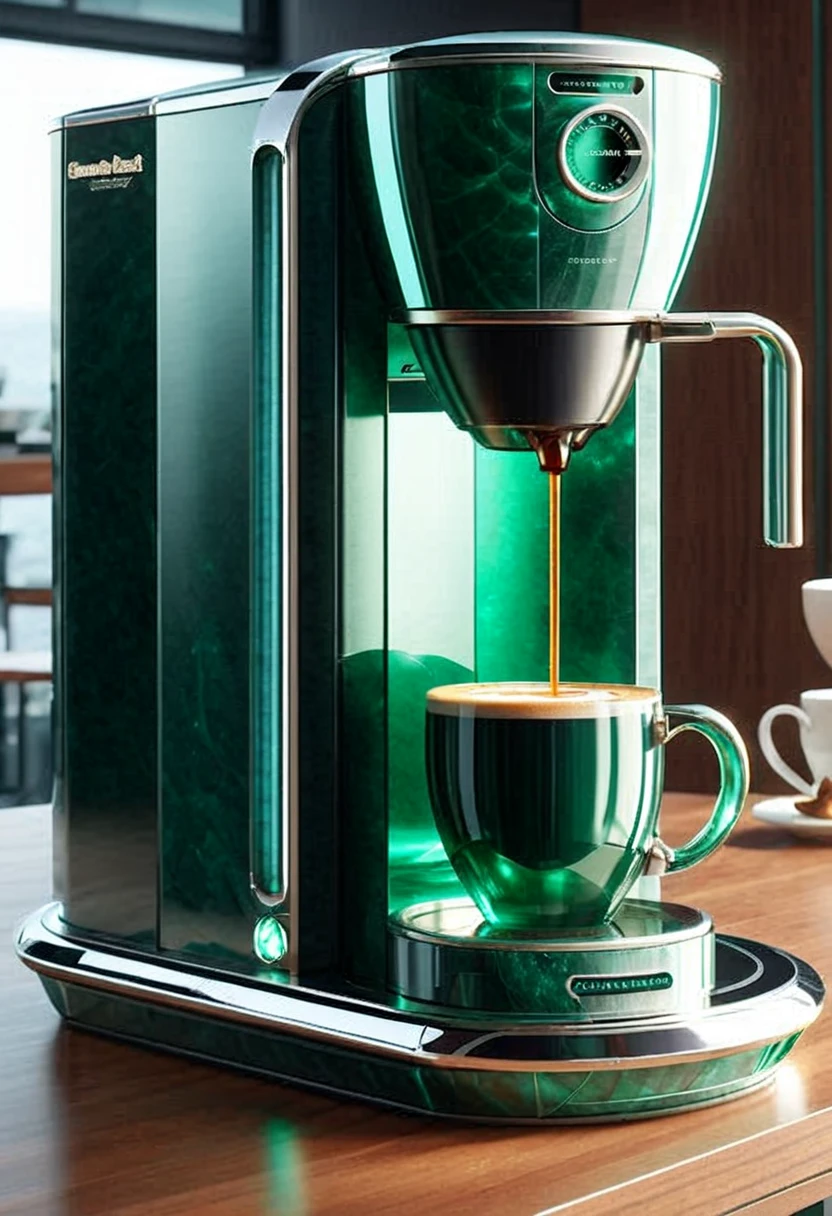 emeraldmorph, a coffee tech machine