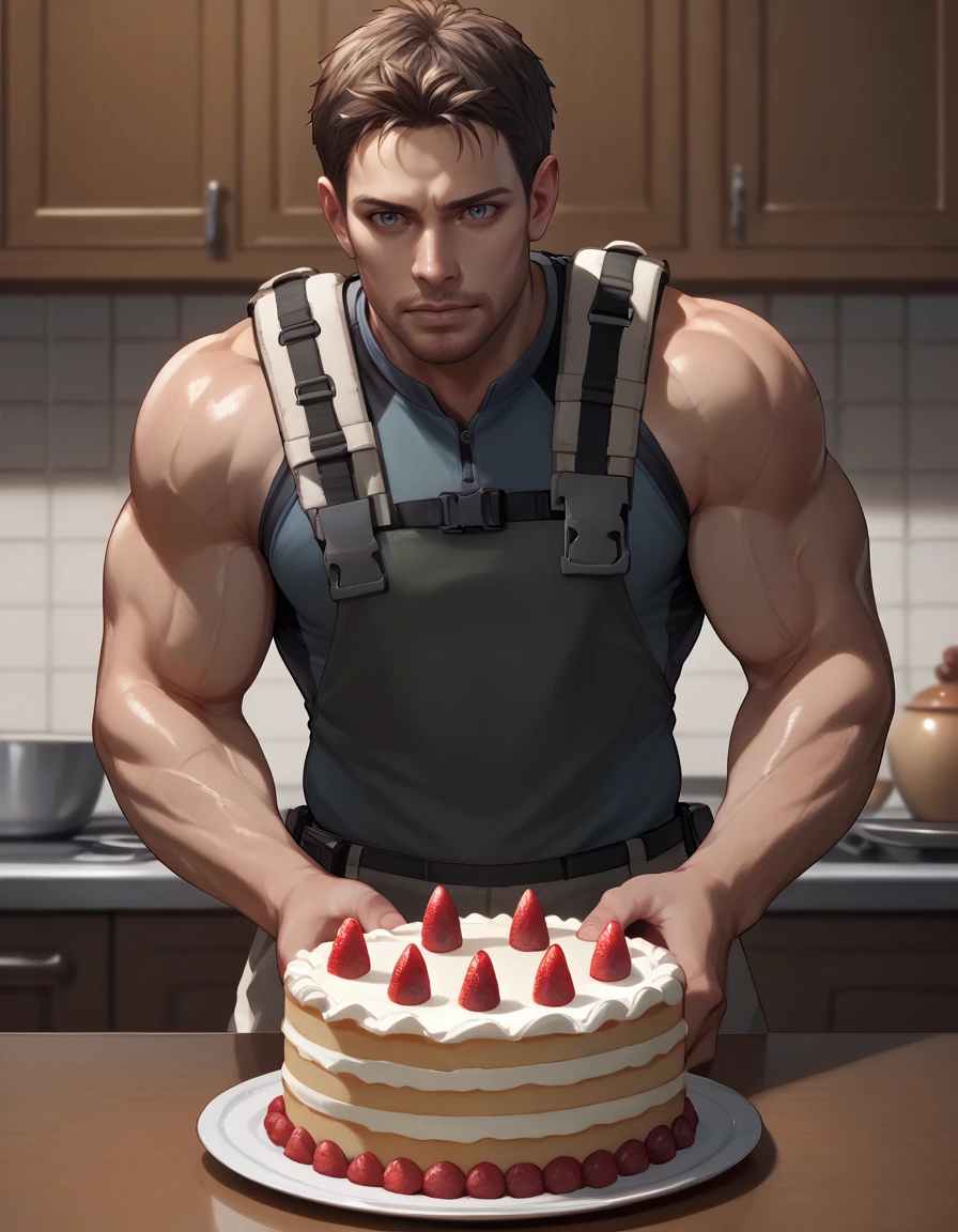 a hot man, detailed portrait, sensual expression, muscular body, chiseled features, intense gaze, glowing skin, dramatic lighting, high-contrast shadows, rich colors, glossy finish, photorealistic, 8k, masterpiece, highly detailed, cinematic composition, On a plate to eat with food, sexy, nsfw, Full body 