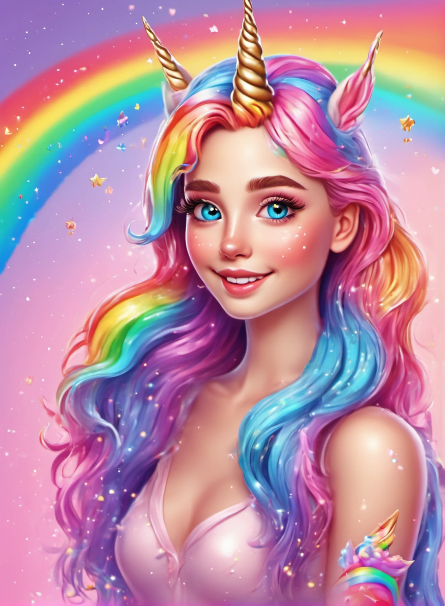 girl, RainbowUnicornStyle,