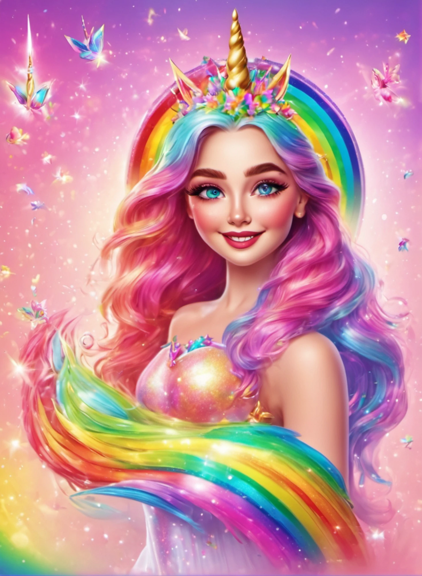 girl, RainbowUnicornStyle, 