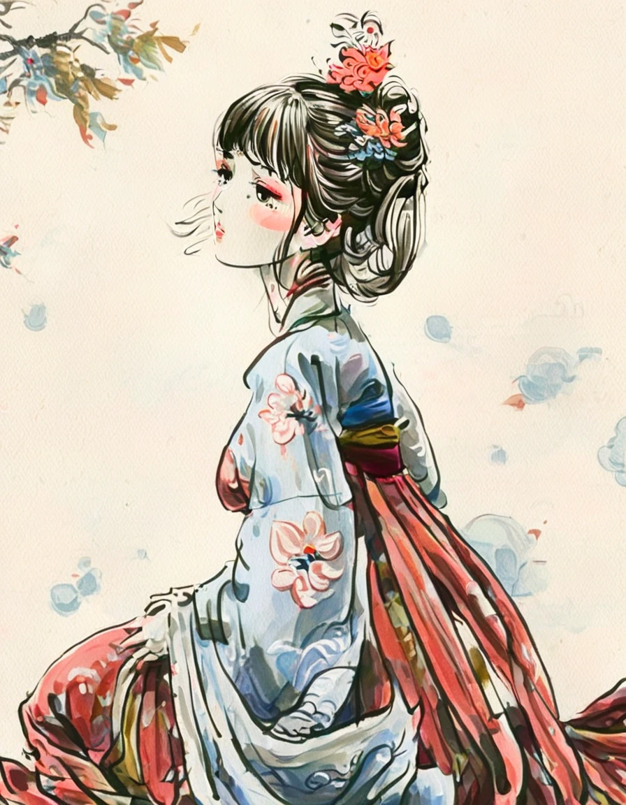 Gufeng hand draw ink wash XL V2 v2.0