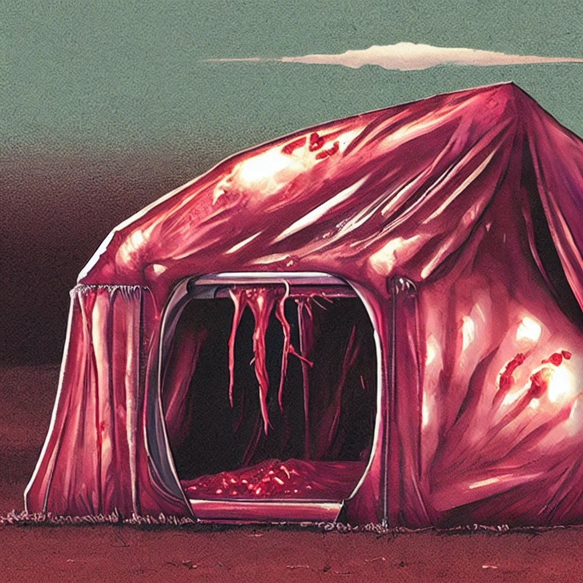 Flesh tent <lora:urbanspook:0.9> urbanspook