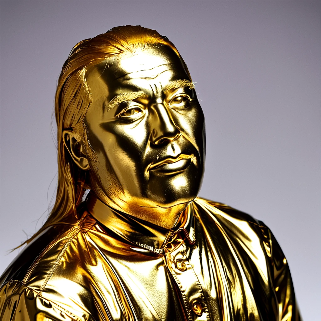 <lora:hands_of_midas_SDXL:0.5>, midas, golden, metalfigure, blonde_hair, mtst, goldpaint, old beard man, fat man