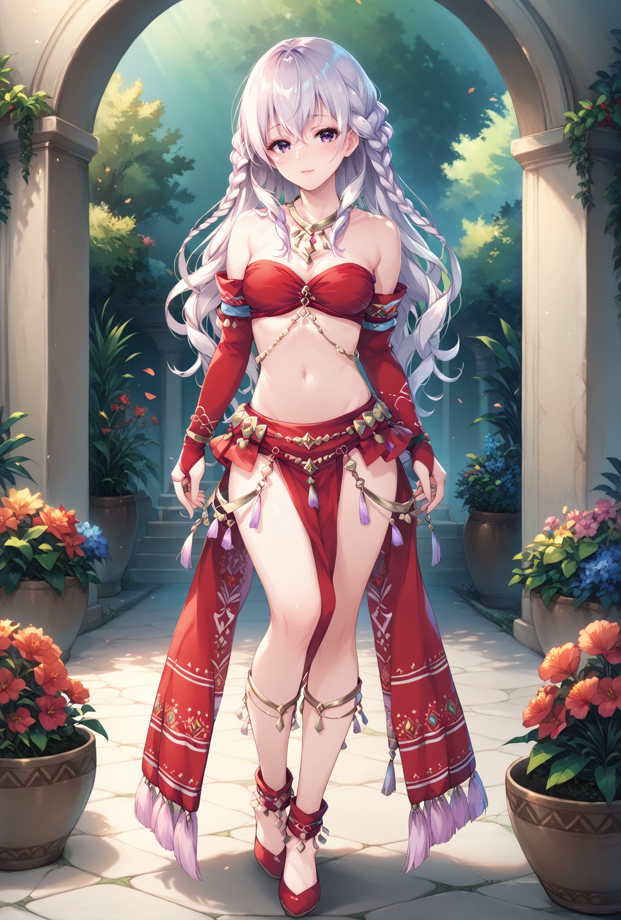 [costume]FF14 Dancer Job outfit/FF14 舞娘职业装