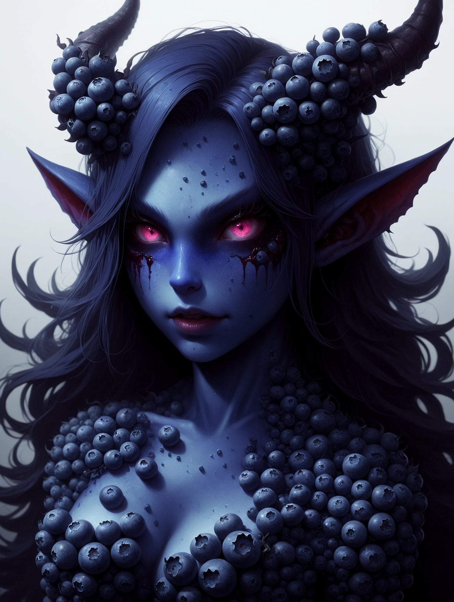 blueberrym0rph of a demon girl  <lora:Blueberry_World_Morph:1>