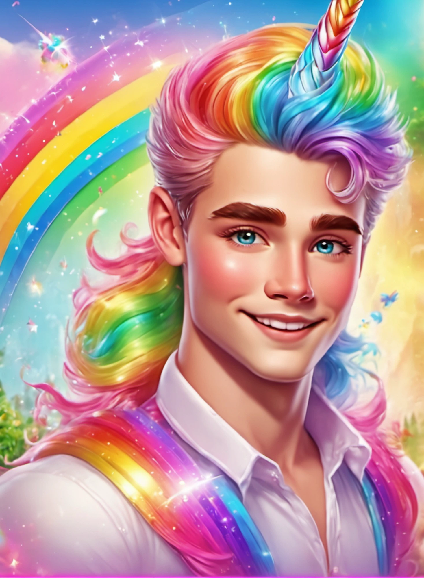 boy, RainbowUnicornStyle, 