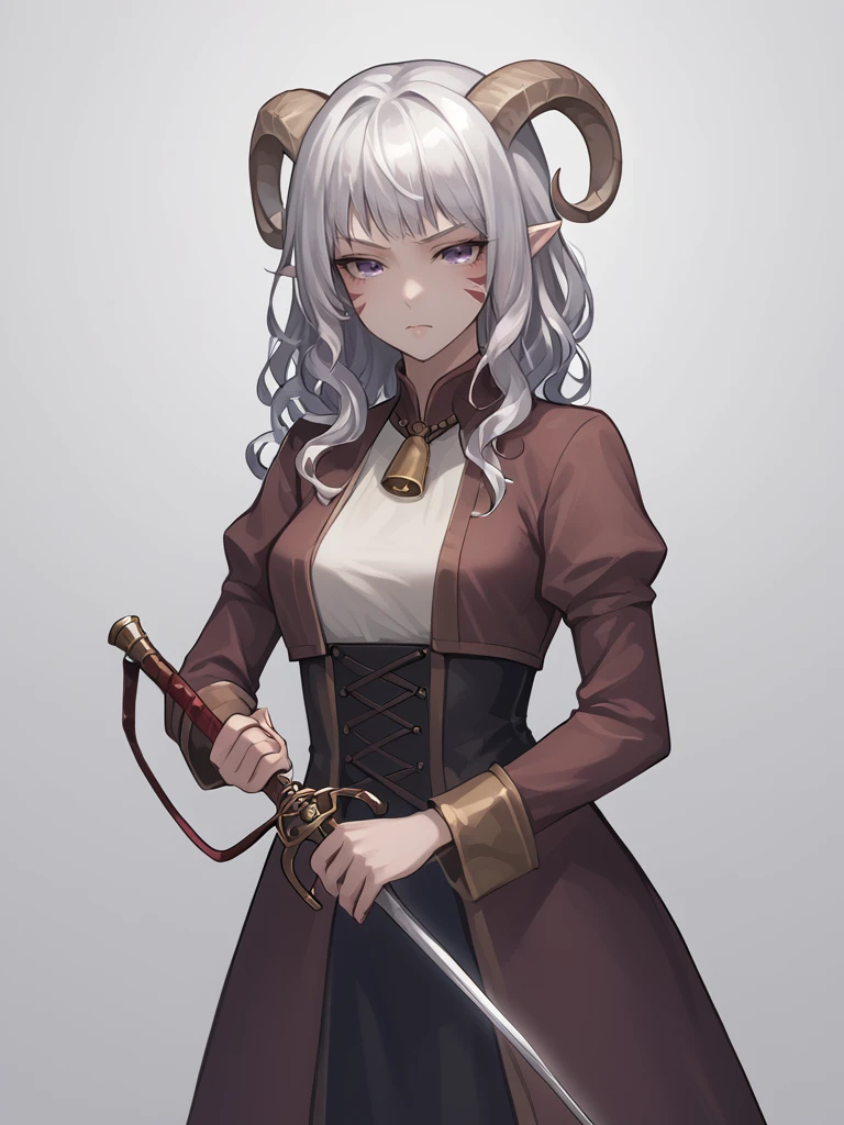 source_furry, score_7_up, rating_safe, source_anime, anime face, 
<lora:whisker_markings:0.8> red whisker_markings ,
<lora:Test_Diana:0.7> tiefling_bard_diana, silver hair, purple eyes, 
rapier:1.9, holding rapier, holding weapon, <lora:rapier:0.8> cowboy shot,