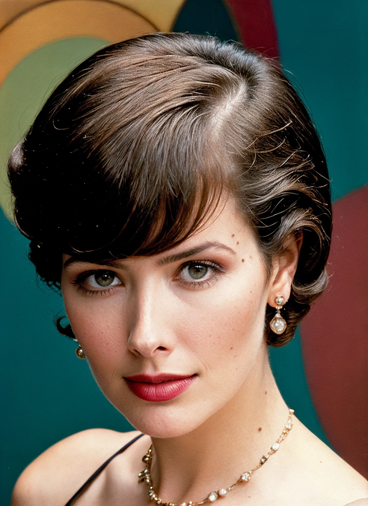 glamour vintage portrait of beautiful sks woman in 1920s, vintage style, bold, muted colours, intricate haircut, (Antoine), by ansel adams, studio lighting, <lora:locon_janineturner_v1_from_v1_64_32:0.7> <lora:lora-small-janine-turner-v1:0.65>
