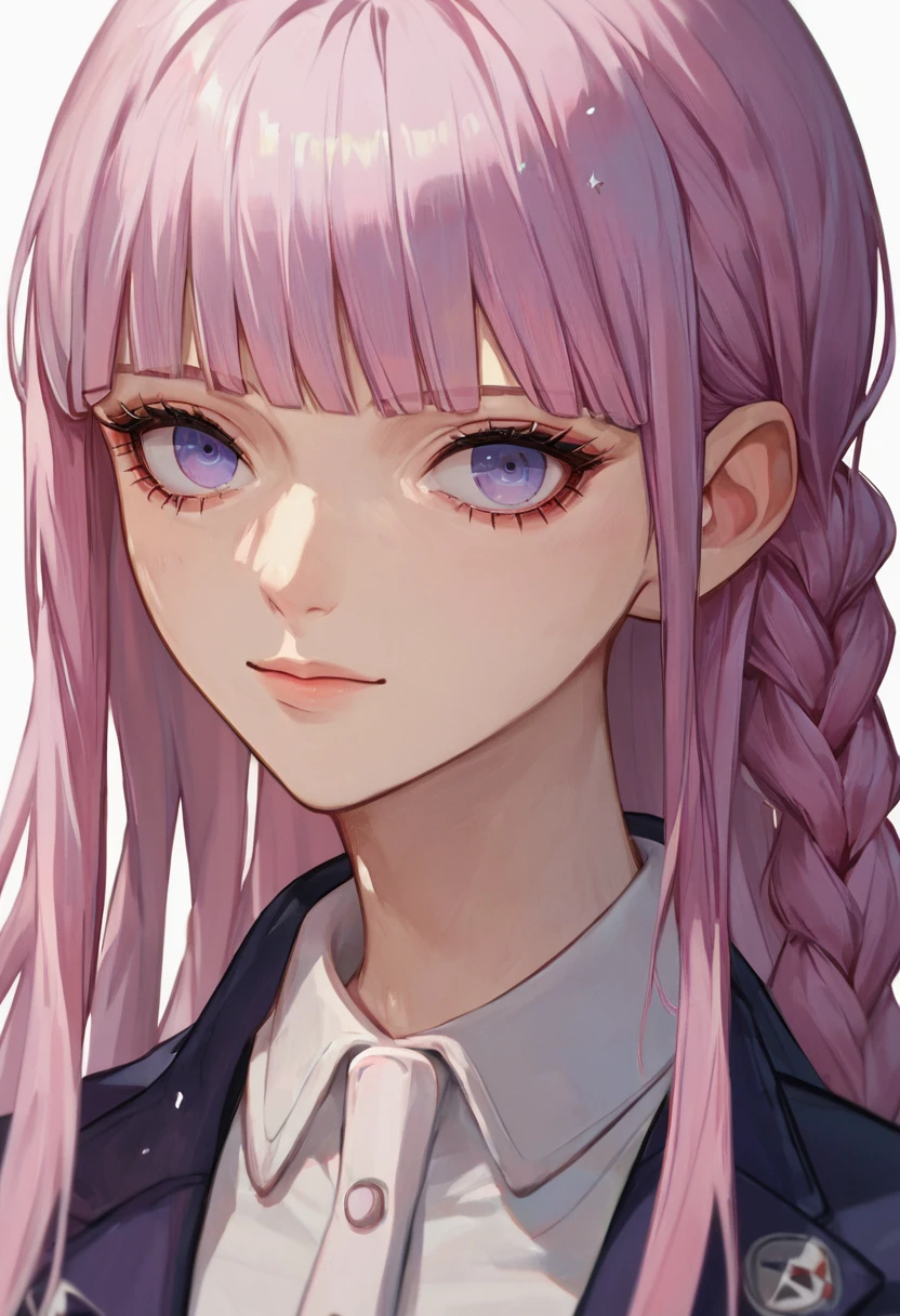 score_9, score_8_up, score_7_up, simple background, white background, light smile <lora:danganronpa_aio_1:1>
kirigiri kyoko, braid