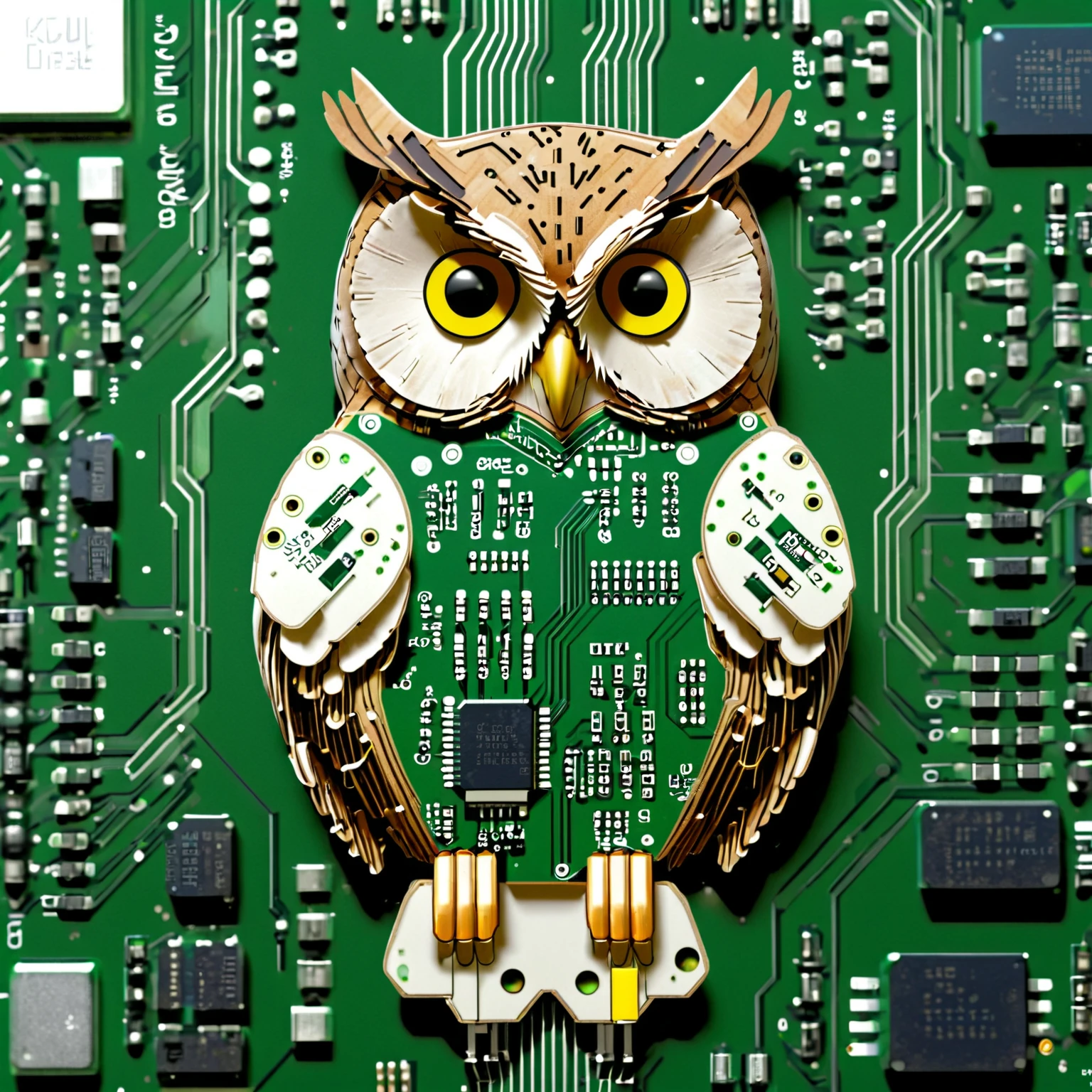 an owl, TzigoCBS,
<lora:CirciutBoardStyle:1>