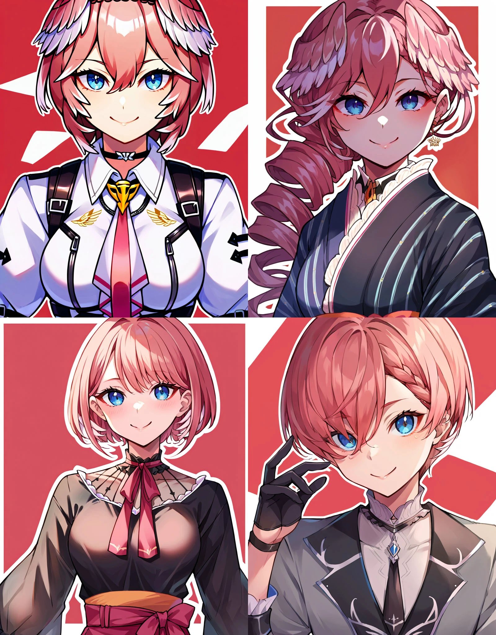 Takane Lui (Hololive) - 4 Outfits v1.0