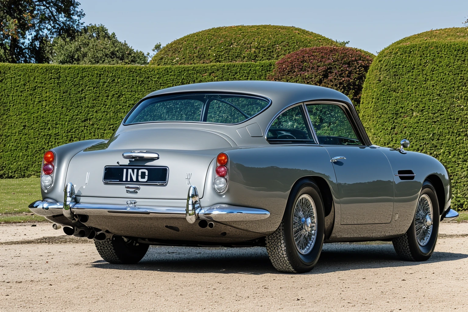 astonmartindb5, ground vehicle, car, vehicle focus, no humans, high detail photography, sharp focus