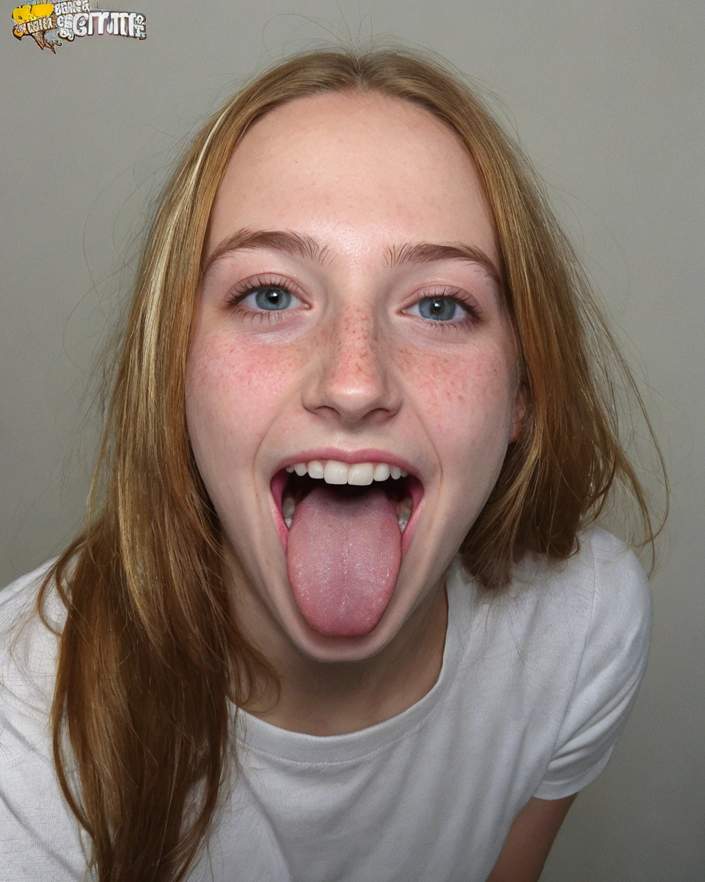 birdeye (d5x7x0x3x9x4x2:0.8), perfect nipples, perfect tits, (big nipples:1.215), [clean perfect pussy], sport body, slim waist, cute happy face, young face [with freckles], [3/4 bodyshot], light smile, detailed, high quality, realistic, top [string] ([:flashlight:0.7]:0.01) <lora:tongue28:0.6215> (tongue out:1.2) (open mouth:1.45) ([symmetricteeth::0.4]:0.01) ([::tongue:0.725]:0.01)