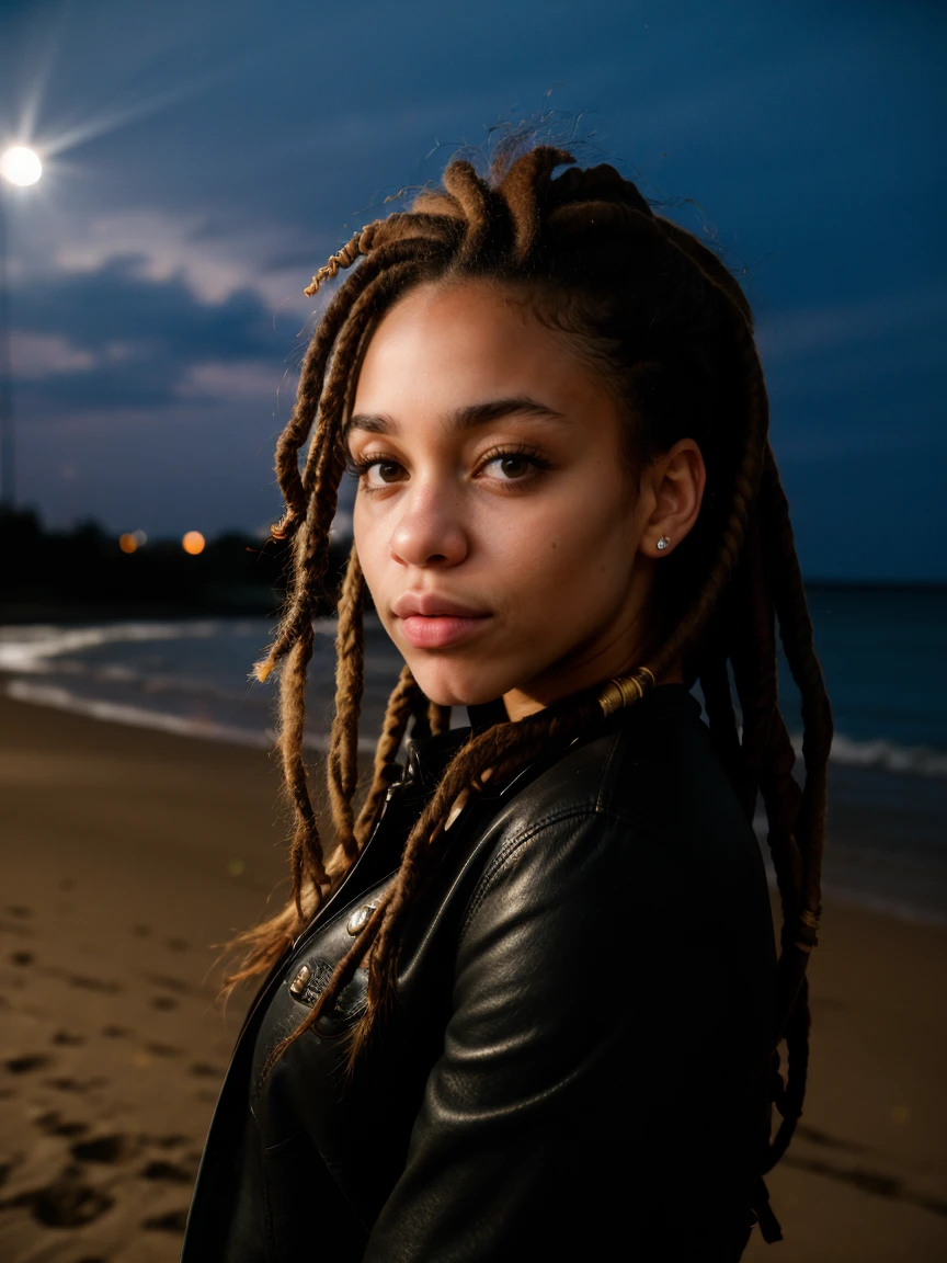 RAW photograph, tv_Kiffany_Washington_MXAI
BREAK
, happy expression, wearing a (((real-bioluminescent-glowing-style))) on the beach at night, midnight,
BREAK, 8k uhd, dslr, soft lighting, high quality, film grain, Fujifilm XT3, (((Ultra-HD-details, Ultra-HD-detailed, Ultra-HD-realistic, Ultra-HD-photo-same-realistic-quality-details)))