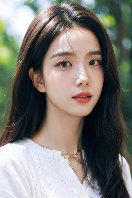 masterpiece, best quality, ultra-detailed, ultra high res, (photorealistic:1.4), raw photo, (realistic:0.2), 8k HDR, realistic lighting, 1girl, solo, asymmetrical hair, outdoors, bokeh, (detailed lips), (detailed pores), (detailed skin textures), (detailed face:1.2), (upper body:1.3), cardigans,