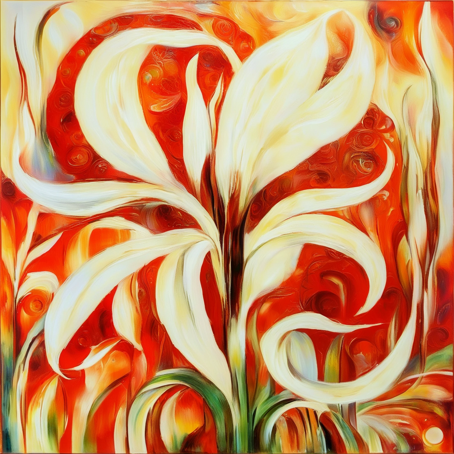 masterpiece, intricate detail, 8K, HDR, 

An abstract painting.

White iris in a red garden.

<lora:ColorfulFlowingAbstract_CE_SDXL:1> FlowAbsCE