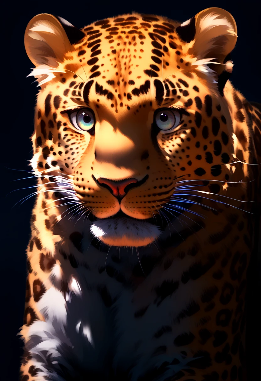 score_9, score_8_up, score_7_up, feral, (leopard:1.4), amurleopard, furry, quadruple, kemono, solo, smile, close-up, big atrium, ceiling, spiral staircase, indoors, silver eyes, black nose, intricate background, highly detailed, 8k, best quality, masterpiece, amazing quality, best aesthetic, absurdres, <lora:amurleopard_pony_3.5-000013:1.2>