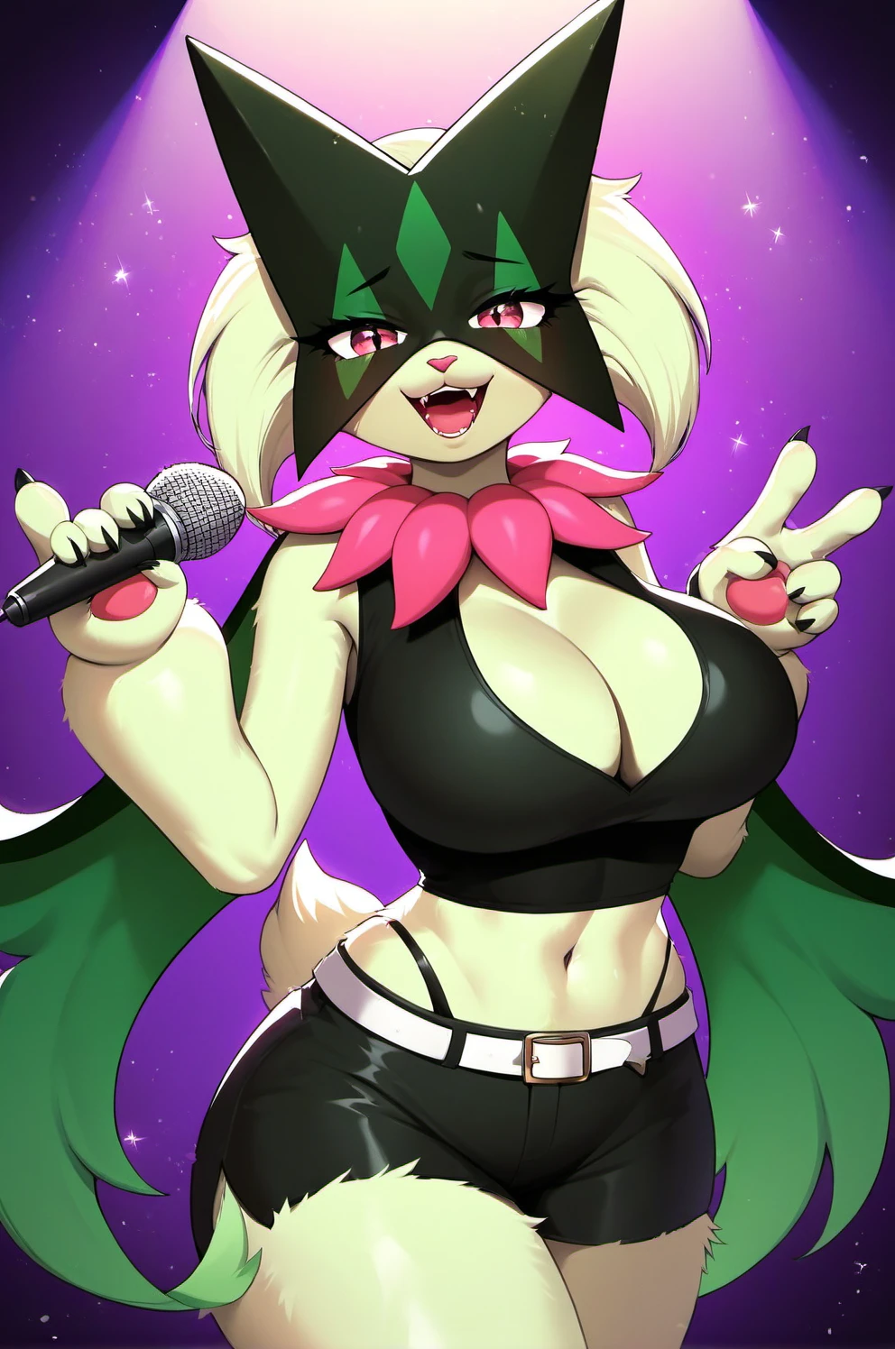 Meowscarada XL (pokemon) Meowscarada PonyXL