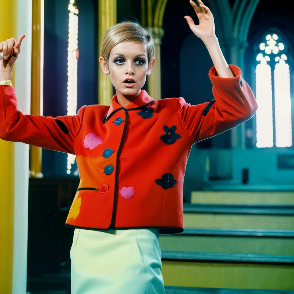 Paris, <lora:twiggy:1>  twiggy posing for a photo singing in church , 4k, raw, fashion, masterpiece