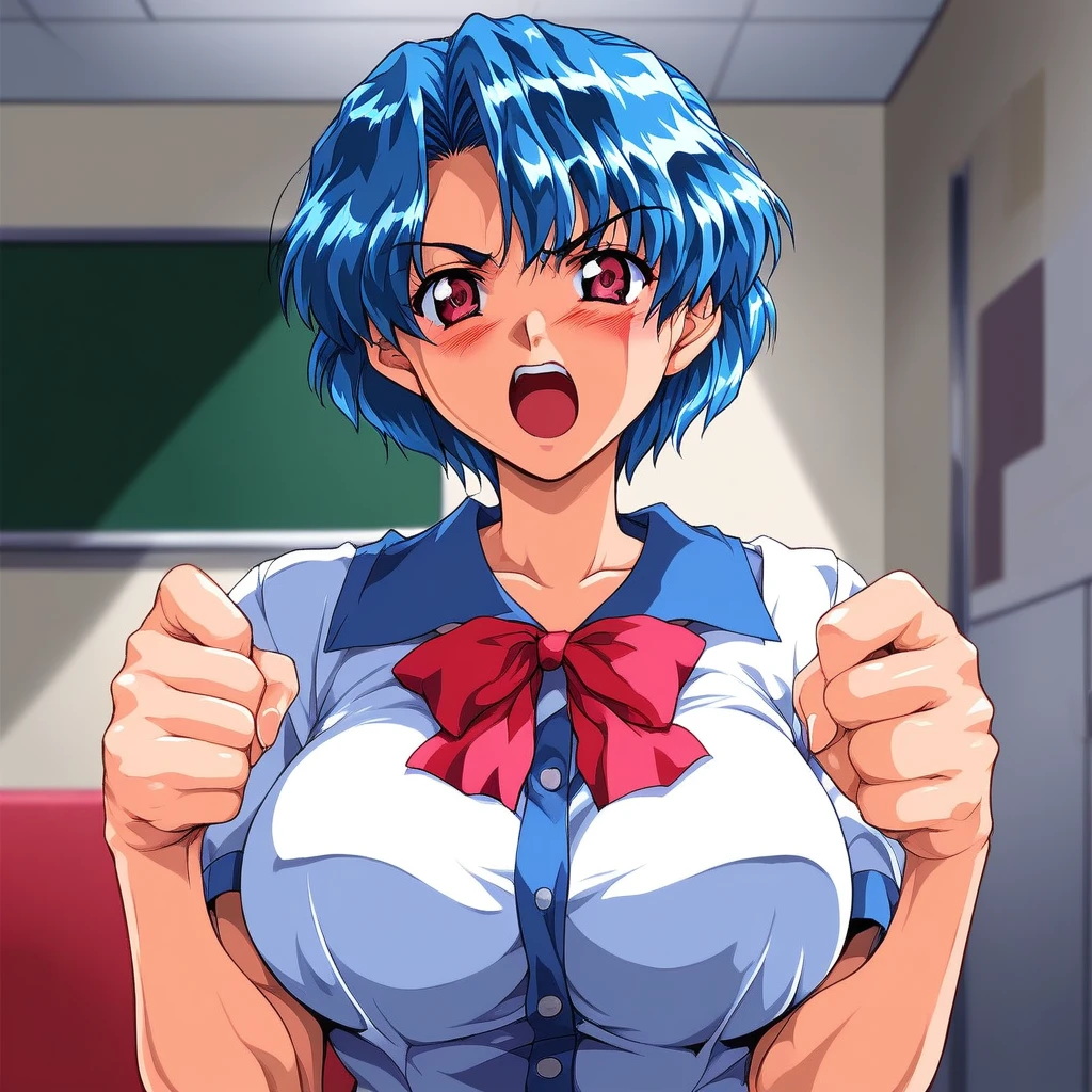 周りがスマホで撮影 score_9, score_8_superior, score_7_superior, score_6_superior, score_5_superior, score_4_superior, break, One girl,Official Art,sauce_anime, 1990s (style), retro artstyle, 1990s anime cels style, anime screencap, break, Huge breasts, Cowboy Shot, Giving a blowjob, Completely naked, Beach, crowd, Sweat、Are crying、Large crowd, hand and foot binding, torture, tied up, hands behind back
