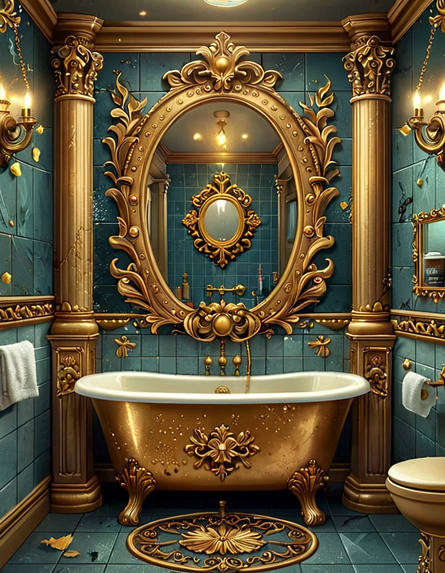 a bathroom <lora:novuschroma17 style:.8> novuschroma17 style