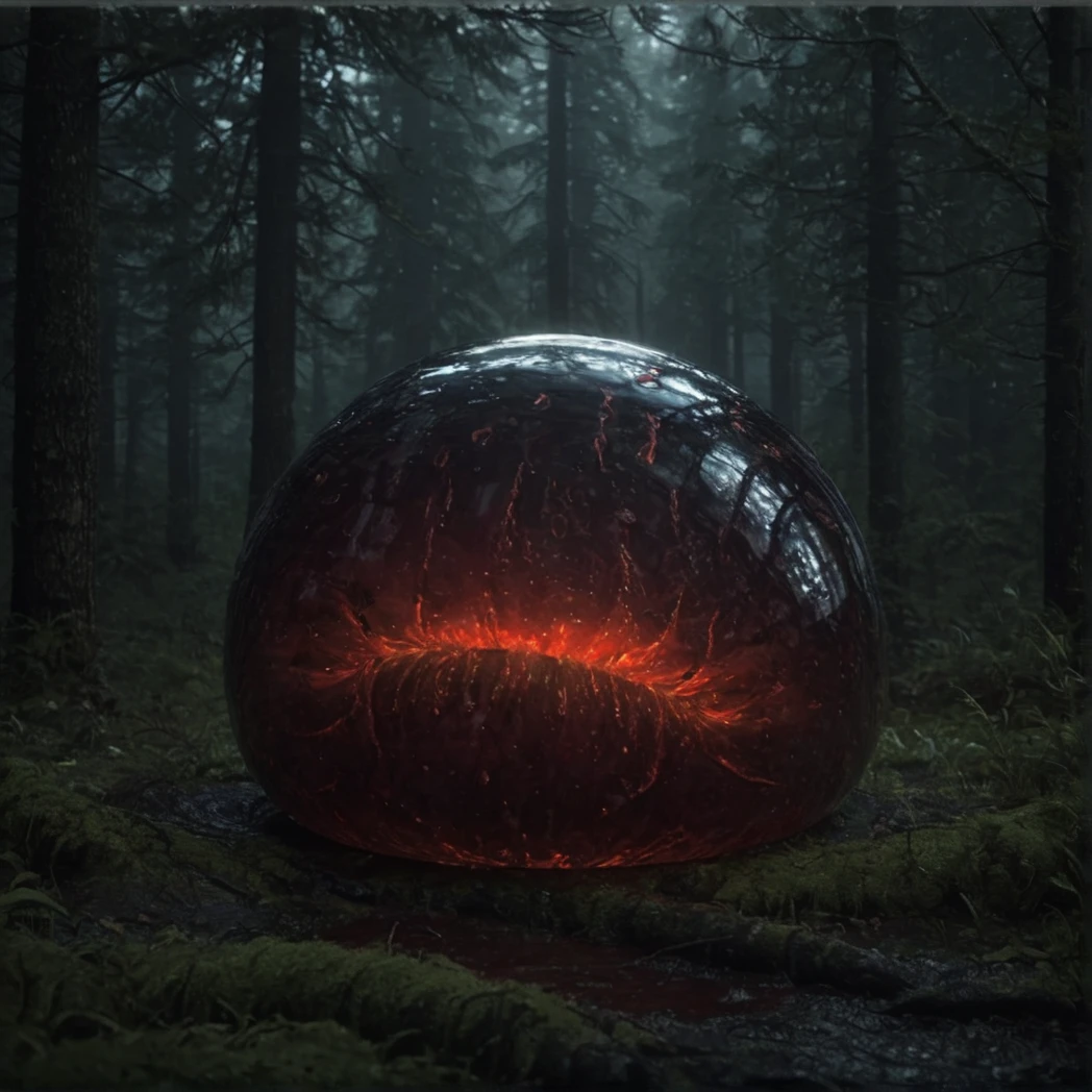 blood slime (creature), Translucent, moody forest, (UHD, 8K, ultra detailed,
highly detailed, best quality, best aesthetic, high detail, amazing detail, masterful, work of a master),