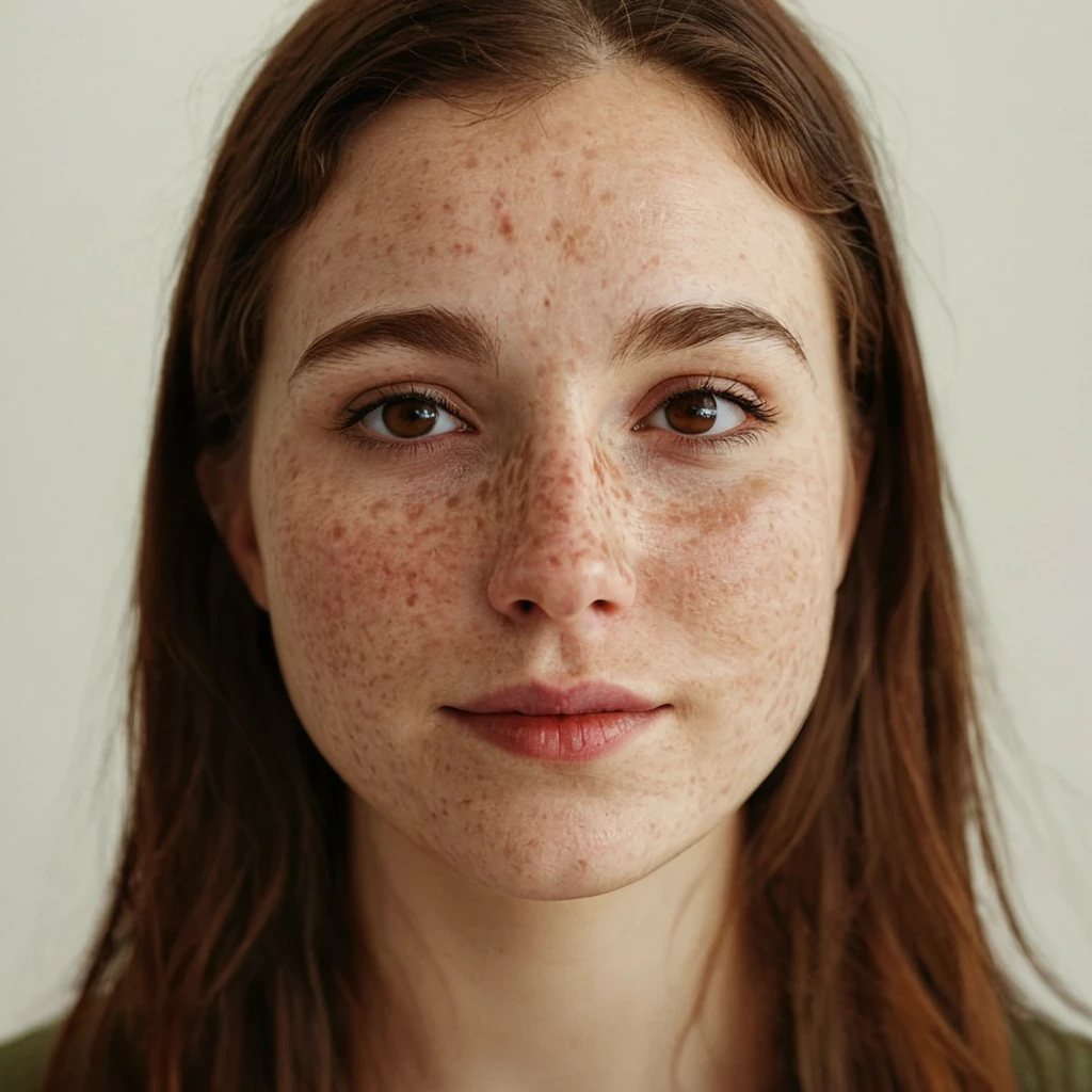 cinematic film still of <lora:detailed_notrigger:0.3>
<lora:facial expression style v2:0.1>
<lora:perfection style:0.1> perfection style
<lora:TeethXL:0.1>
<lora:detailed:0.1> detailed
<lora:skin texture style:1>
A cinematic skin texture style still image of a woman with acne on her face and a white background, detailed skin pore, film still, still photography style, sharp style, detailed style, perfect style, perfection style, Kodak film skin tone style, fujifilm skin tone style, professional photography style, skin textured, skin texture style, 1girl, solo, long hair, looking at viewer, simple background, brown hair, white background, brown eyes, lips, blood, portrait, forehead, freckles, realistic, nose, smile, blood on face, dirty, closed mouth
, shallow depth of field, vignette, highly detailed, high budget, bokeh, cinemascope, moody, epic, gorgeous, film grain, grainy