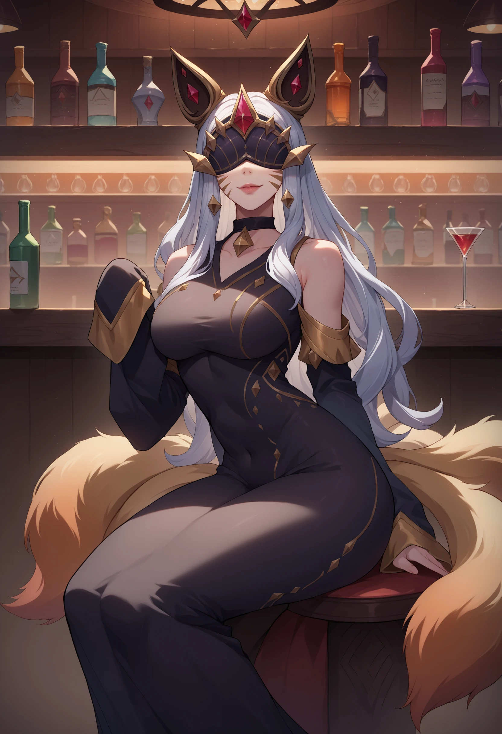 masterpiece, best quality, ultra detail, scenery, bar counter, depth of field((blurry background))volumetric lighting(highly detailed beautiful face and eyes)absurdres, perfect anatomy(angelic cute 1girl, kemono, bunny girl, bunny suit, large breasts, Polori, Lower breasts, Show off, Cleavage)(One breast visible, Milk protruding, Half-undressed, Bra flipping)(furry)(furry anthro:1.7)(Furry body, rabbit facial features, rabbit body features)(rabbit ear, very detailed body fur)Holding a glass between the breasts, emphasizes the chest, Pouring a cocktail onto the Cleavage, smile, Embarrassing, erotic, looking at view, upper body(highly detailed beautiful face and eyes),