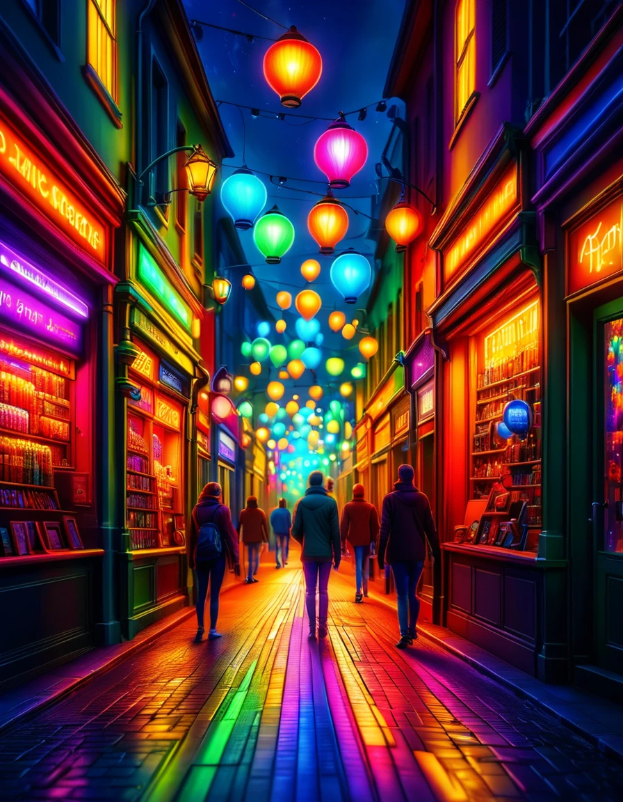 Short exposure, Depth of field 270mm, "Where is Everybody?", made out of ral-ovrstrtd <lora:ral-ovrstrtd:1>, vivid colors, glowing, epic atmosphere, romantic, grand illumination, cinematic light, highly detail, set logical ambient background