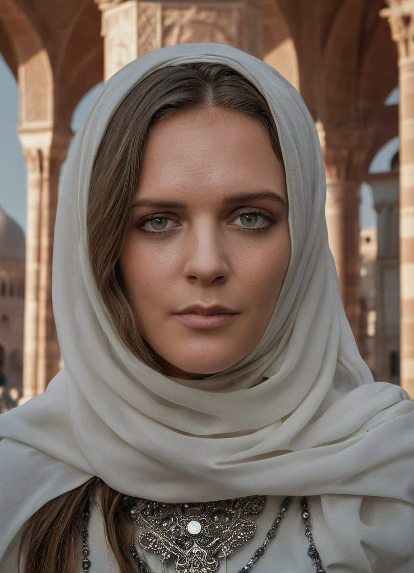 <lora:Tove Lo-000007:1>, professional portrait photo of tdptvl woman, best quality, 4k, masterpiece, highly detailed, background is minaret