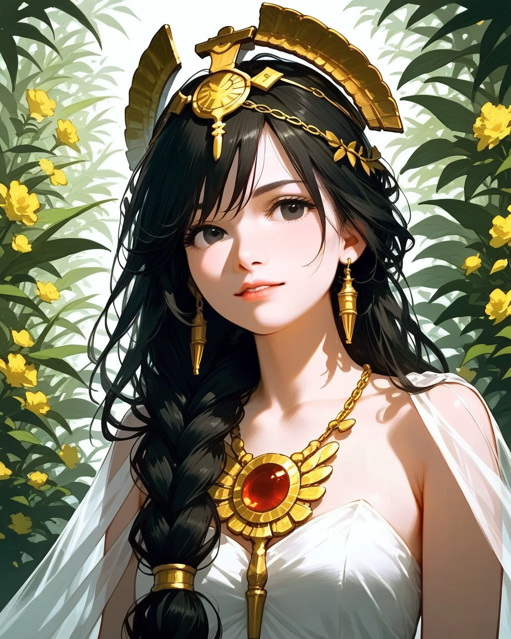1girl, solo, sfw, <lora:EmiPonyXLdense:1>, black eyes, greek, score_9, score_8_up, score_7_up, score_6_up, best quality, masterpiece