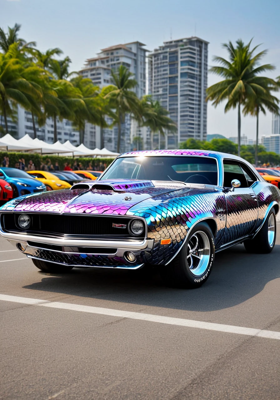 muscle car, scaleboundsdxl, <lora:scaleboundsdxl:1>, best quality, masterpiece