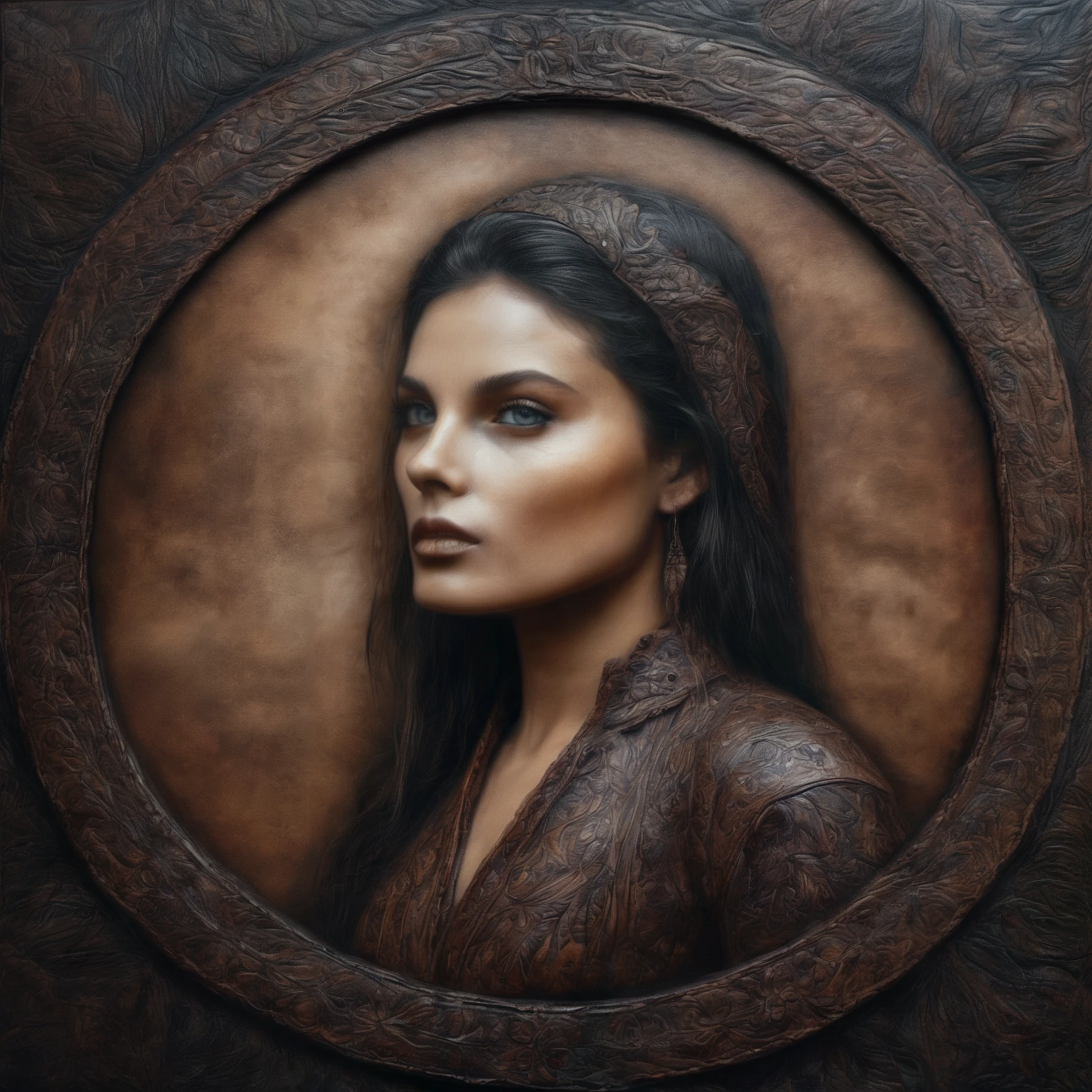 photo, highly detailed, 

Made of leather. A portrait of a beautiful leather woman, 

<lora:MadeOfLeather01_CE_SDXL:1> LthrCE