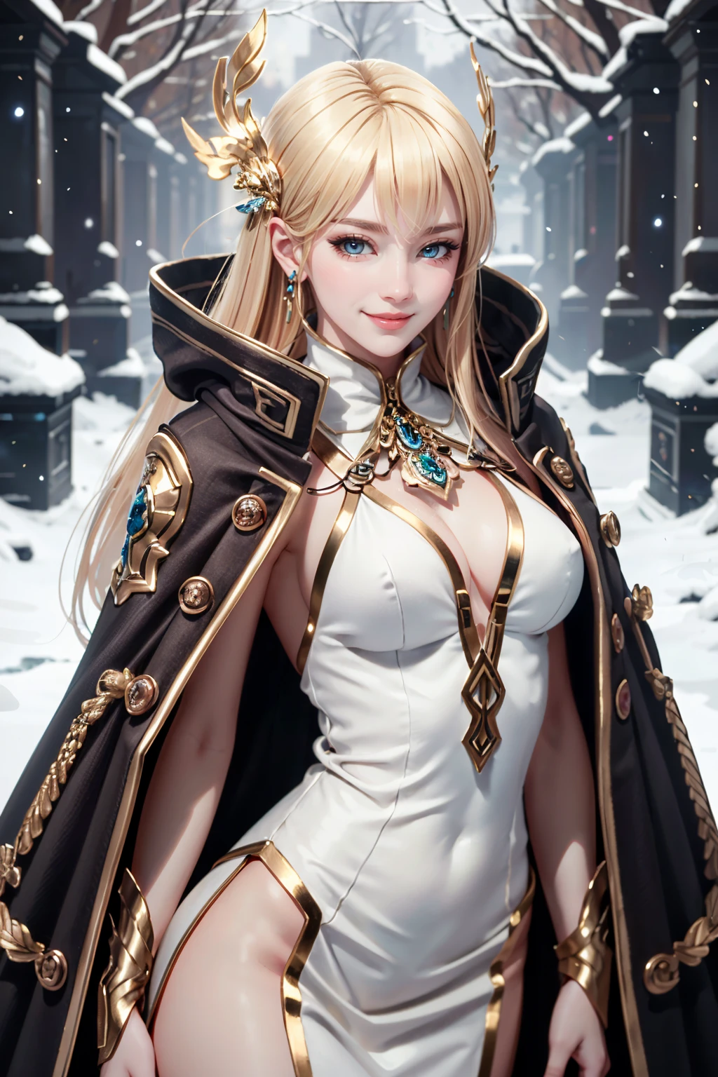 ((ultra detailed, masterpiece, absurdres))
<lora:LABeatrice:0.8>
LABeatrice, 1girl, blonde hair, hair ornament, long hair, looking at viewer, in a winter wonderland, cowboy shot, winter clothing, smile