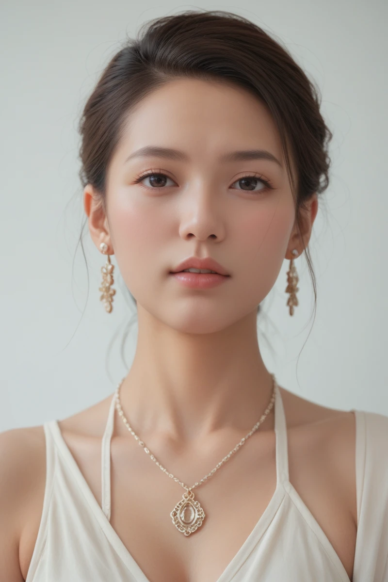 score_9, score_8_up, score_7_up,beautiful woman, 20 years old, japanese, Detailed Skin Textures and detailed skin pores ,(Detailed glans) and beautiful mouth and face, earrings, necklace,