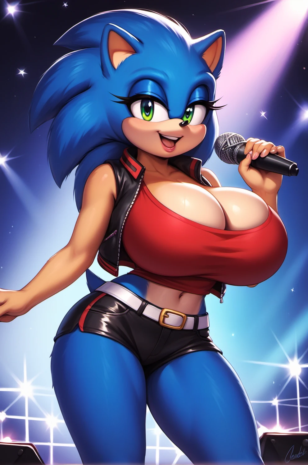 Sonic Characters Pony+Ilustrious Edition Sonic The Hedgehog