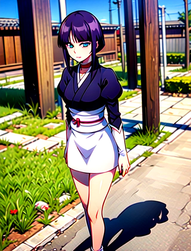 Nemu Kurotsuchi, solo, standing, outside, 1girl <lora:Nemu-Kurotsuchi:1>