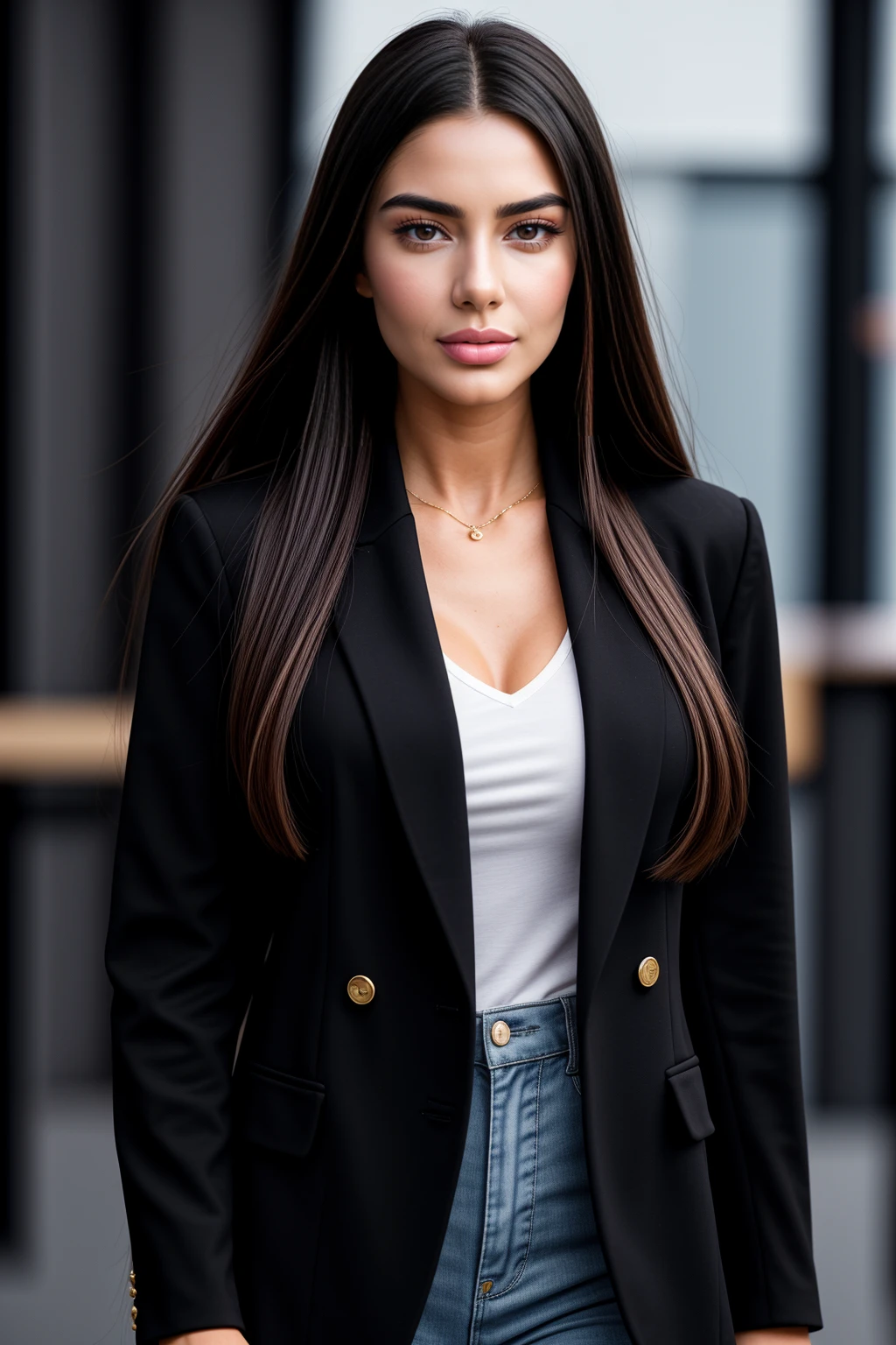 Instagram_Influencer_06_By_Stable_Yogi (Wearing a chic black blazer:1.5) (working in a high-tech office:1.5) (hairstyle: medium-length, straight hair parted to the left:1.5) Stable-Yogis-Samsung-s24-ultra-1.5x
Stable-Yogis-Truecapture-1.5x
Stable-Yogis-Rembrandt-lighting-1.5x
Stable-Yogis-EtherealBeauty-1.5x
<lora:Detail-Slider-V3-By-Stable_yogi:0.4>
<lora:NOISEOFFSET_BY_STABLE_YOGI:0.4>