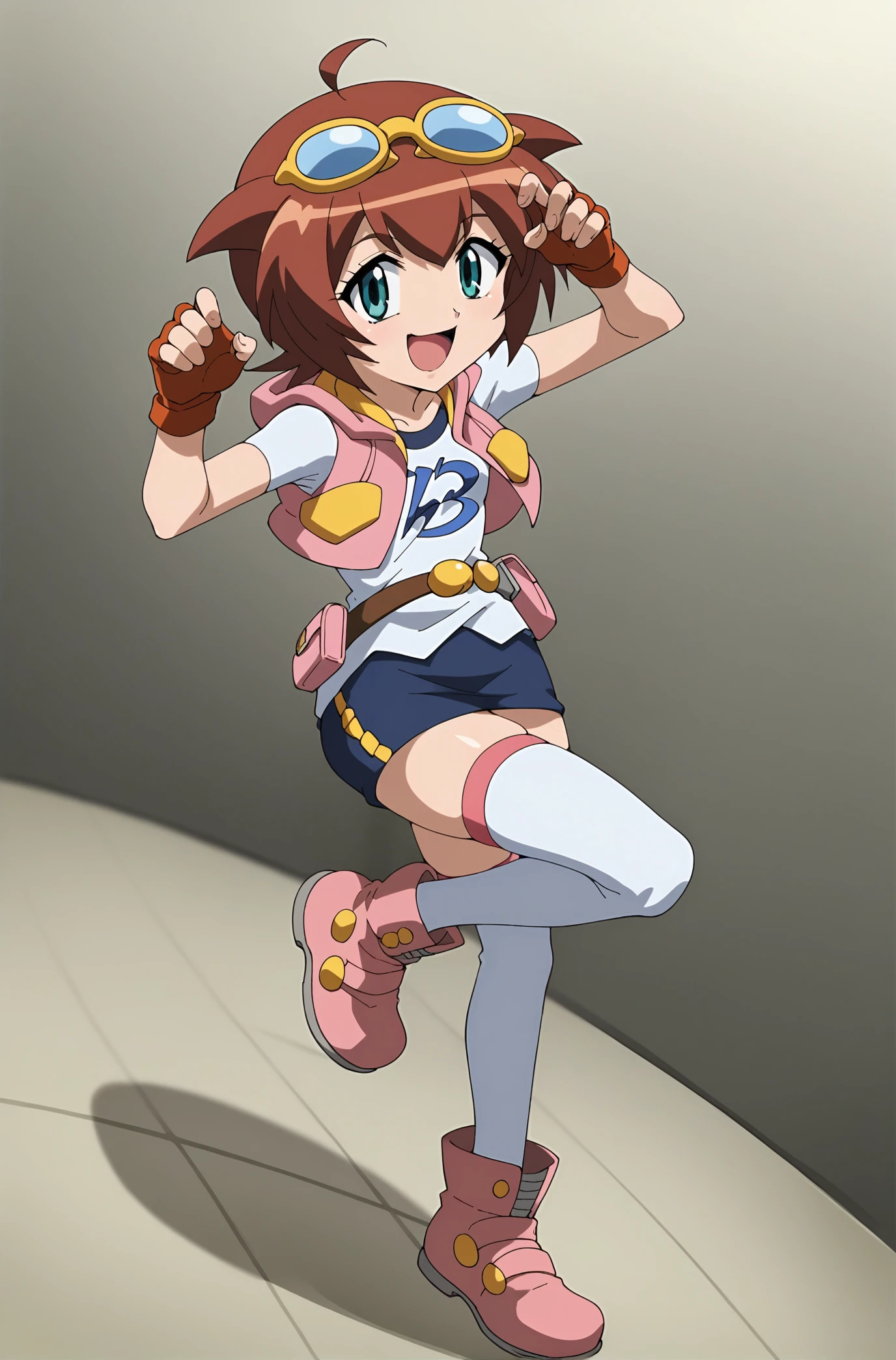sfw, masterpiece, best quality, 80's anime style, (((Misty \(Pokmon\)))), dynamic pose,