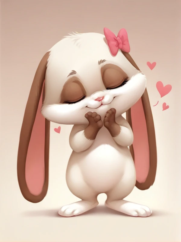 score_9, score_8_up, score_7_up, score_6_up, score_5_up, score_4_up
high quality, detailed, cinematic vintage photography
 <lora:SSBunny2_SDXL:0.8>, Snuggelina, bunny, girl, lop-eared, beige body, beige head, pink nose, brown eyelids, brown ears, brown hands, brown eyebrows, standing, air kiss, white feet, eyes closed, two pink bows on the right ear, <3