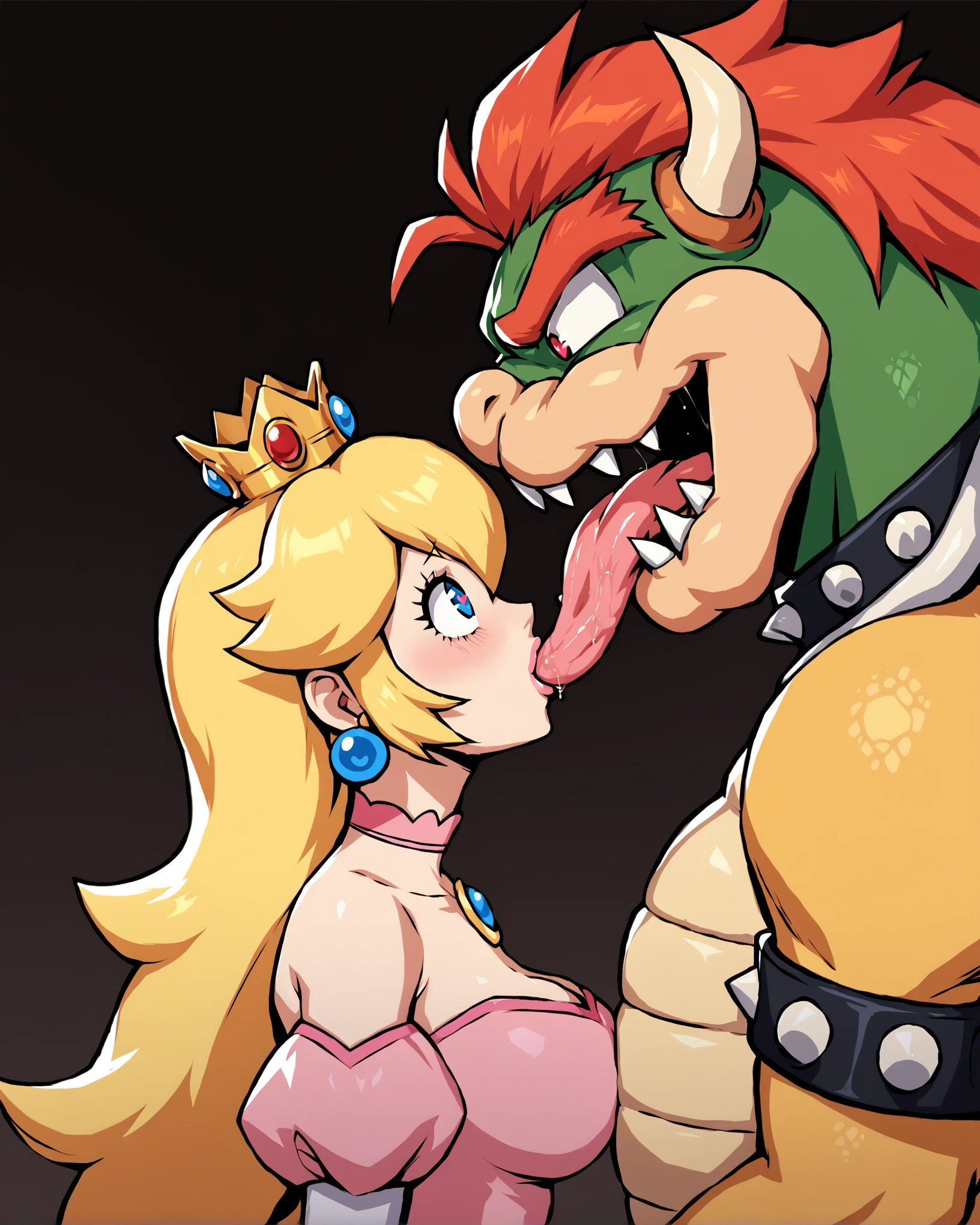 Monster tongue kiss V1