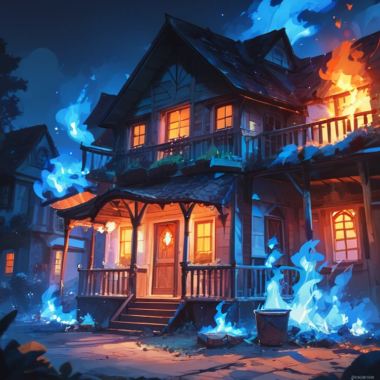 score_9,score_8_up,,score_7_up,onfire,house,blue flames,
<lora:multi-colored_flames-pony-8:0.8>.