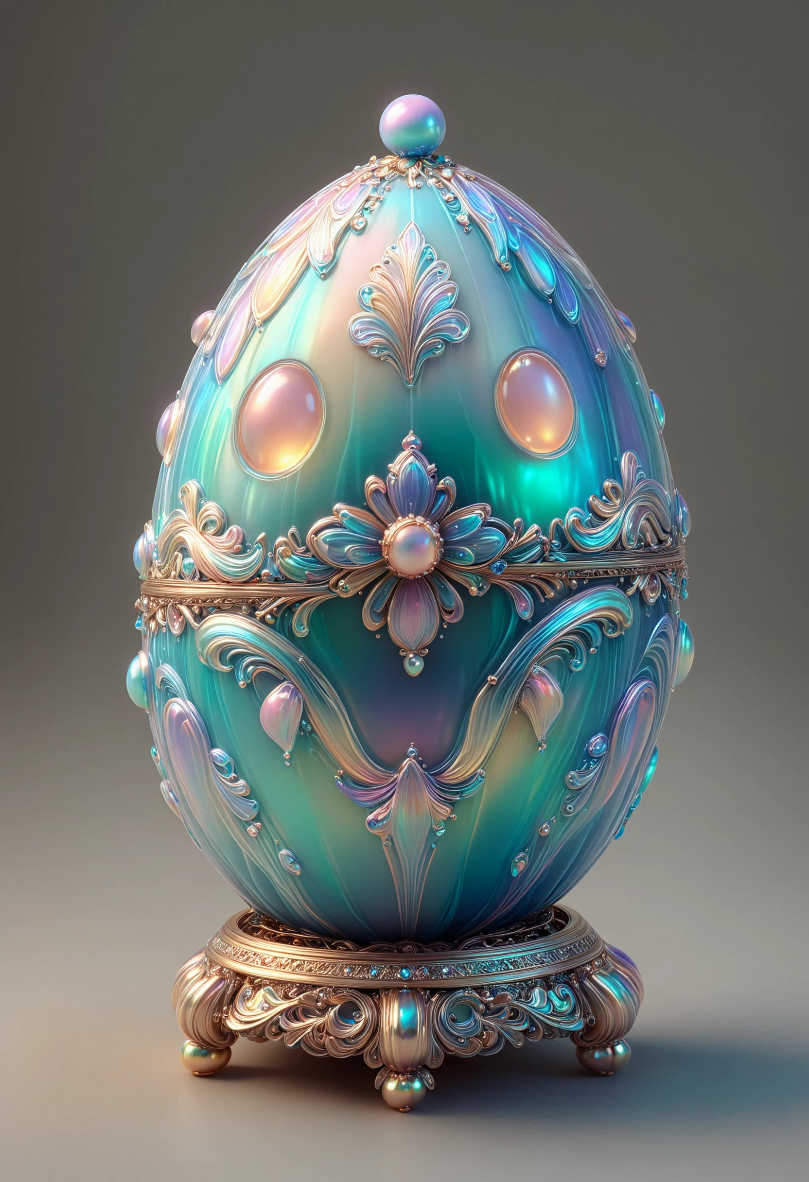 (photography art stylized by Jack Hughes:1), landscape art, concept art, Inca (Faberge egg:1.2), Repulsive, it is smooth, inside a Gdansk, Foggy conditions, Miniaturecore, made out of iridescent jelly, <lora:PinkieIriJllySDXL-v1:1>, p1nk1r1j3lly,