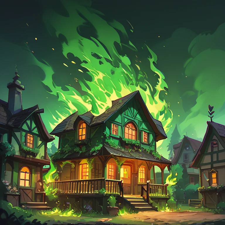 score_9,score_8_up,,score_7_up,onfire,house,green flames,
<lora:multi-colored_flames-pony-8:0.8>.