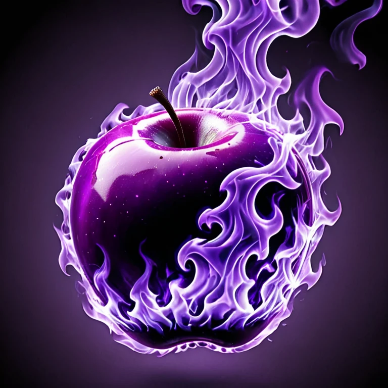 ,onfire,apple,purple flames,
<lora:multi-colored_flames-xl-6:0.8>