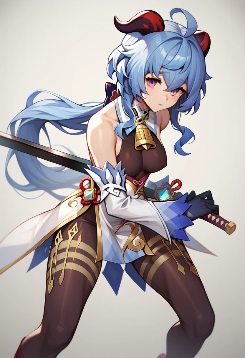 score_9,score_8_up,score_7_up,<lora:Draw_the_sword:1>,ganyu,ready to draw,holding sword,