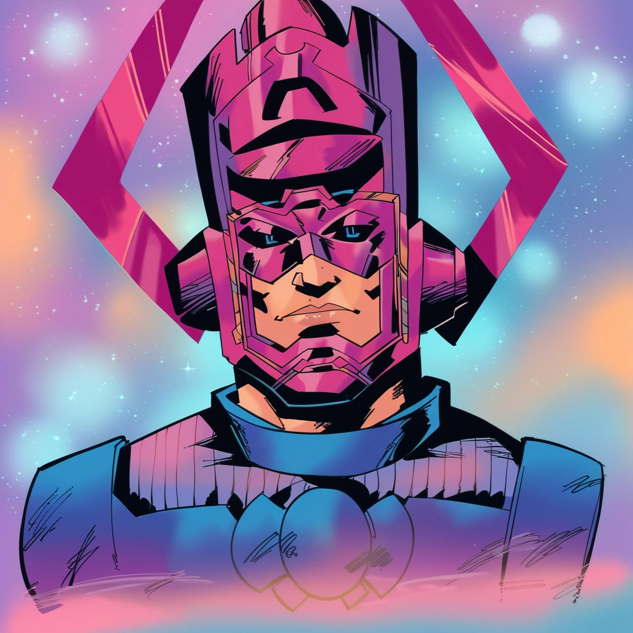 UHD, 8K, ultra detailed, highly realistic photo of PonyXLV6_Scores , 1boy, galactus standing with arms crossed in front of body, with a space background, a cosmic god, a comic book panel , 90s marvel comic book style, <lora:galactus_Pony_v1-000007:1>,    <lora:Creat0r_MagicDetailzV2_FIX:1> PnyCmicXLPOS, (high resolution 8K photo quality:1.3), 4k epic detailed, 35mm photo, sharp focus, high budget, 35mm photo OverallDetailXL