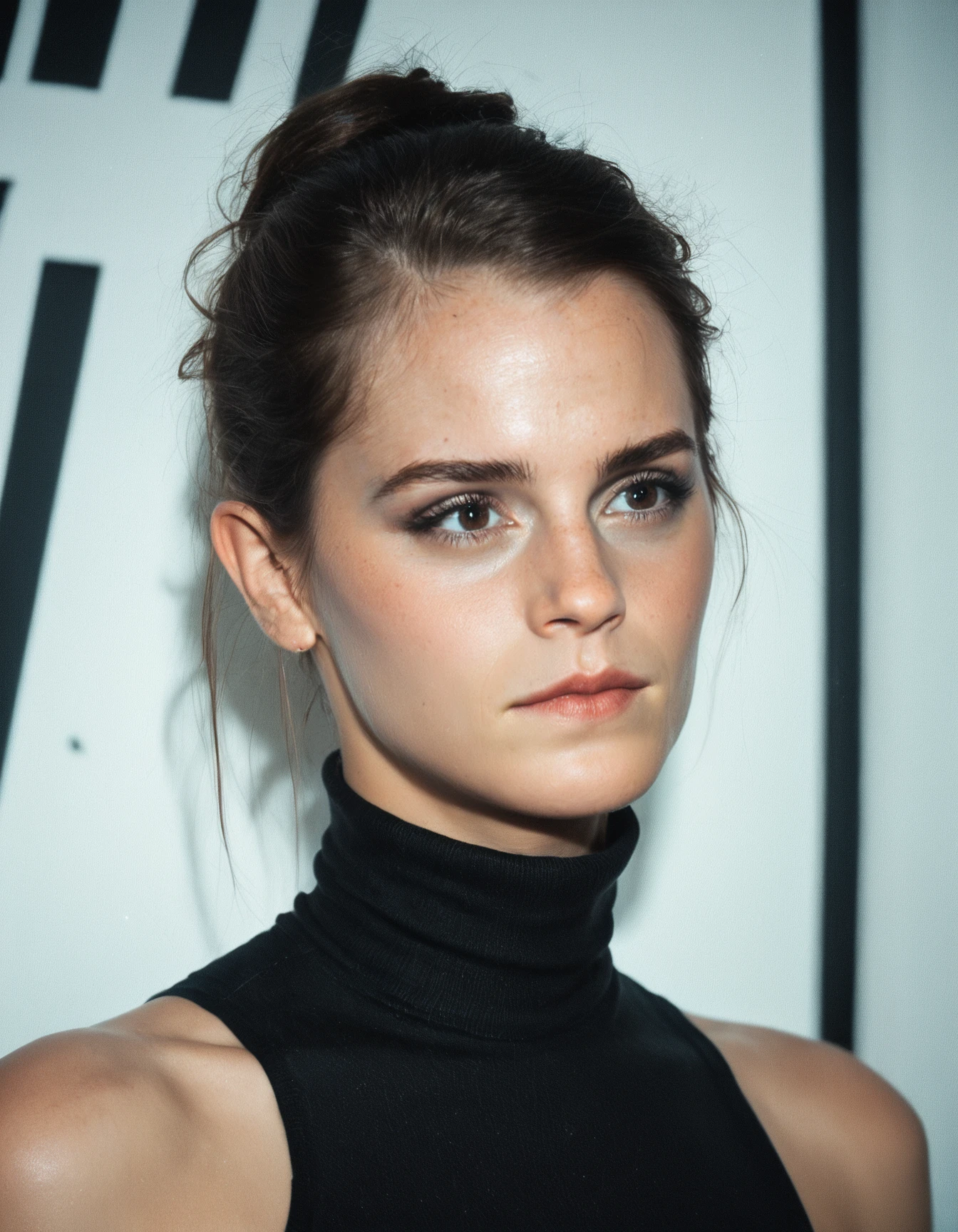 score_9, score_8_up, score_7_up, ohwx, 1girl, slim, realistic, expressionless, sleeveless turtleneck, <lora:CrunchyBanana_PONY_DORA_Emma_Watson:0.9>, rating_safe