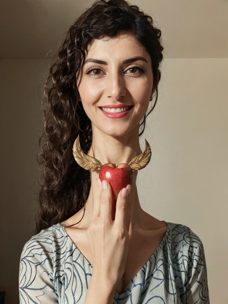 professional absurdres intricately detailed sharp focus portrait photograph of
(Ebru Kaymakçı:1.1) with an amused smile and short wavy haircut and a thin face eating an apple,
<lora:Ebru Kaymakçı:0.8>,
 <lora:weight_slider-LECO-v1:-1.5>